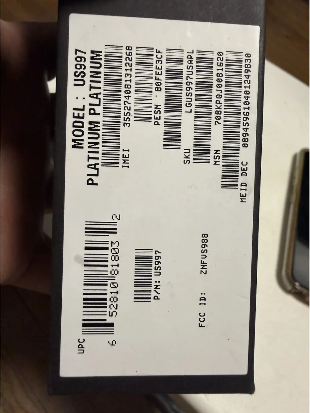 LG G7 ThinQ And  G6 Lot Of 2 Phones , ( Parts Phones ) One With Box